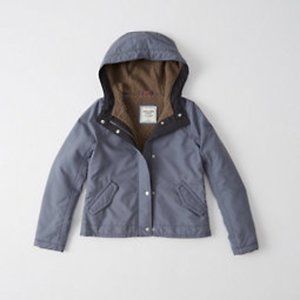 Abercrombie & Fitch sherpa anorak jacket, size S